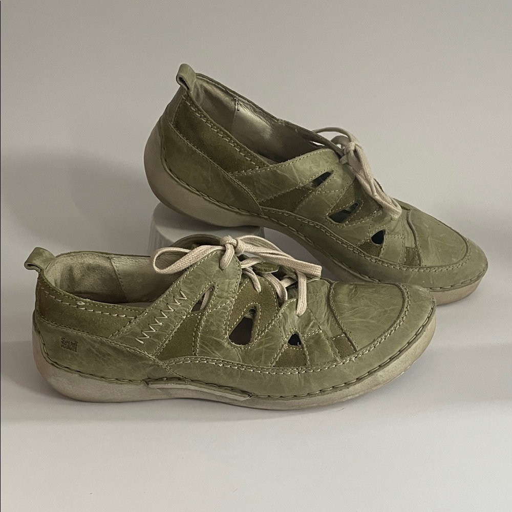 JOSEF SEIBEL Leather ‘Spirit of Nature’ Women’s Comfort Shoes Casual Distressed
